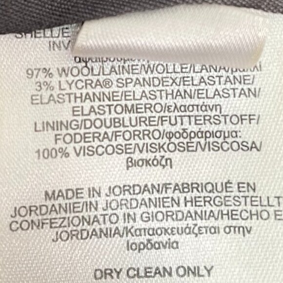 Brooks Brother's Mens Wool Blend Striped Dark Gray Blazer Size 48R - Picture 9 of 11